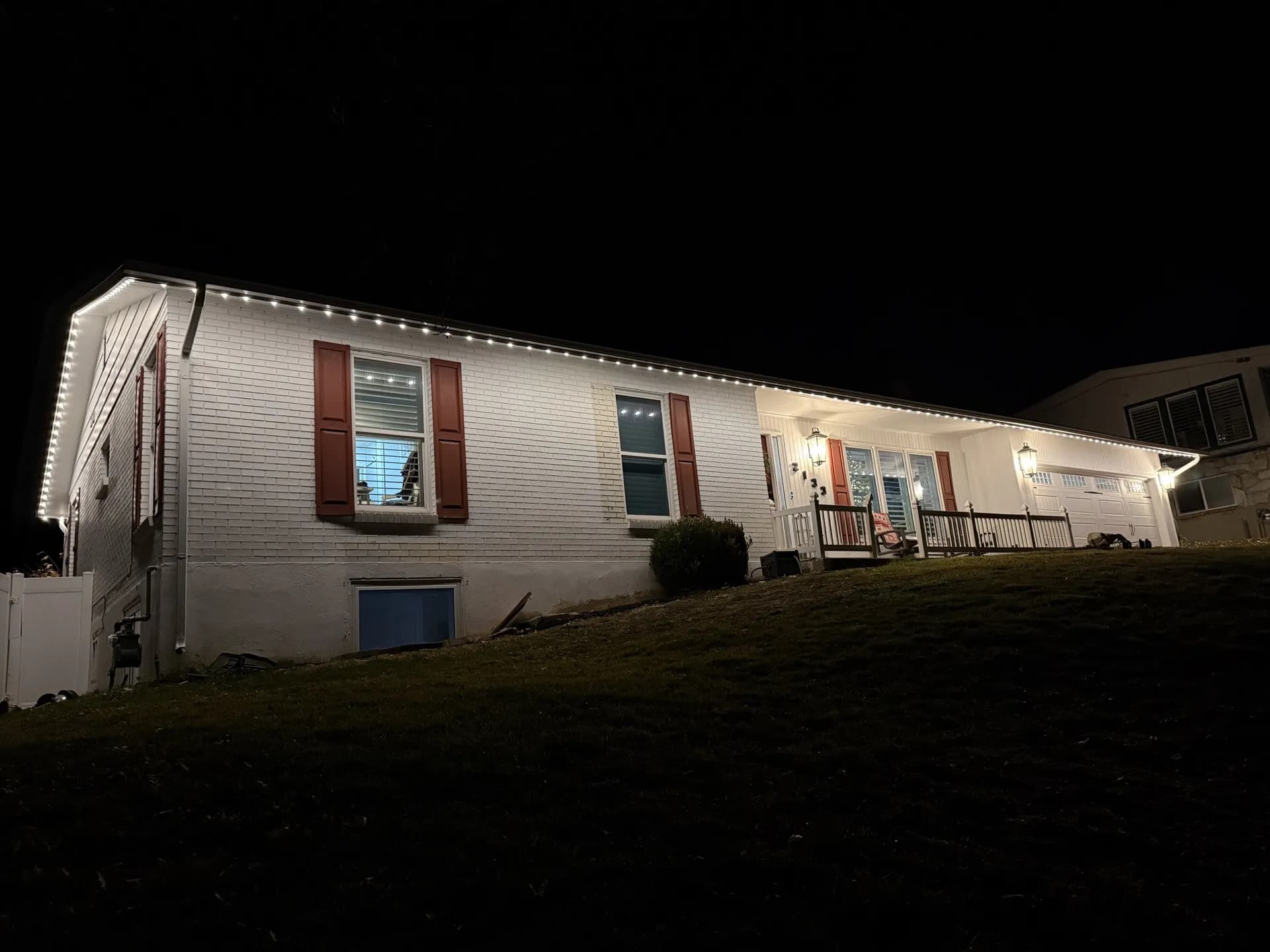 Utah home with professional permanent LED lighting